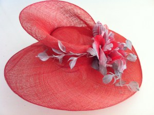 coral hat