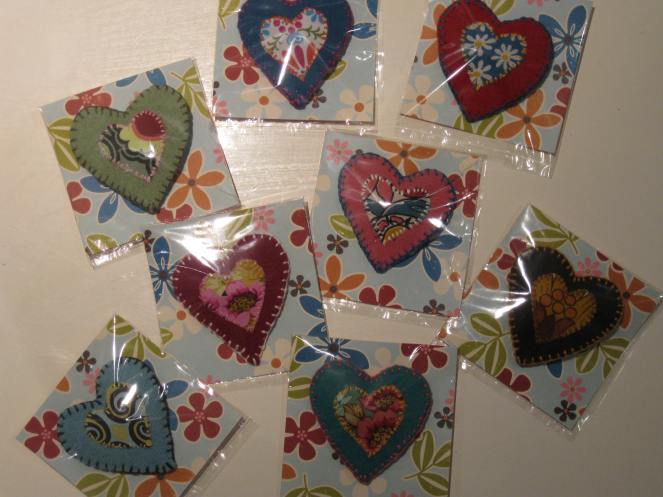 heart brooches