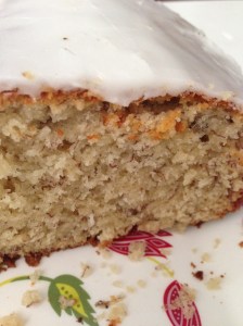 lemon iced banana cake