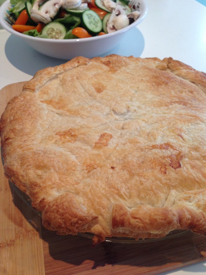 chicken and leek pie