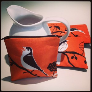 Twitter zippered purses