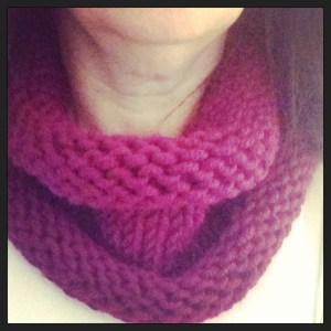 handknitted snood