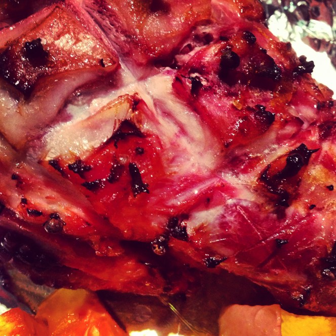 baked glazed ham
