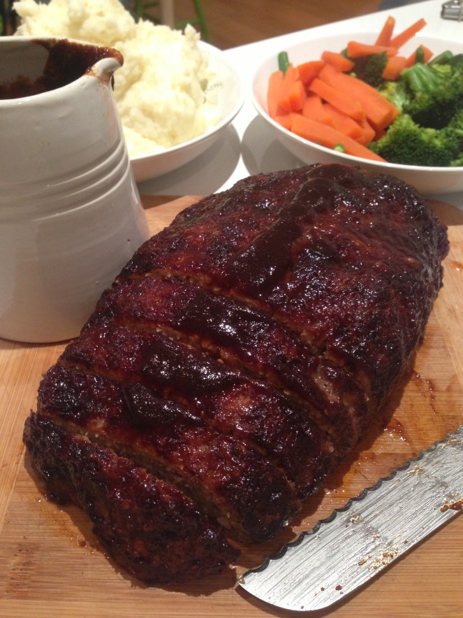 sticky glazed meatloaf