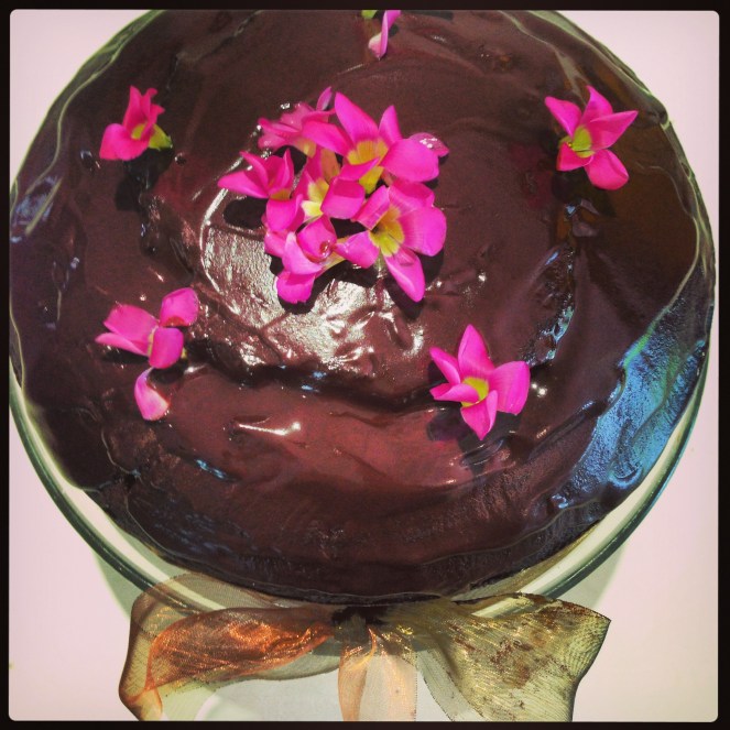 Chocolate Yoghurt Birthday Cake