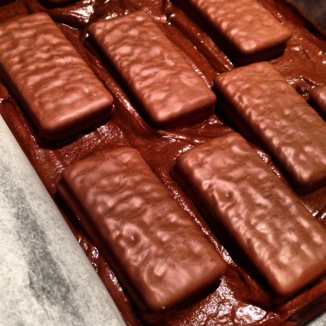 Tim Tam Brownie