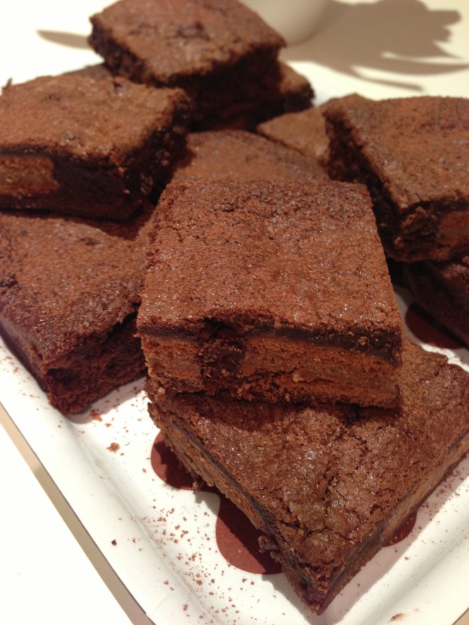tray of Tim Tam brownie